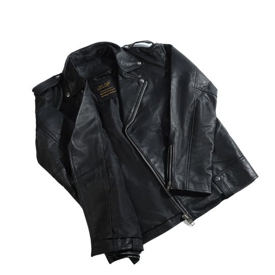 Classic biker style jacket with Epaulette