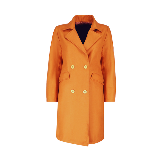 Avenna women's Tan wool overcoat