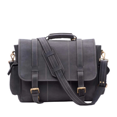 Men's business leather messenger / Laptop bag