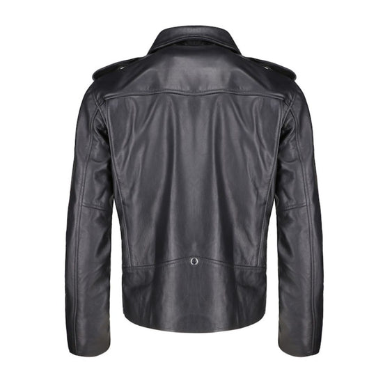 Classic biker style jacket with Epaulette