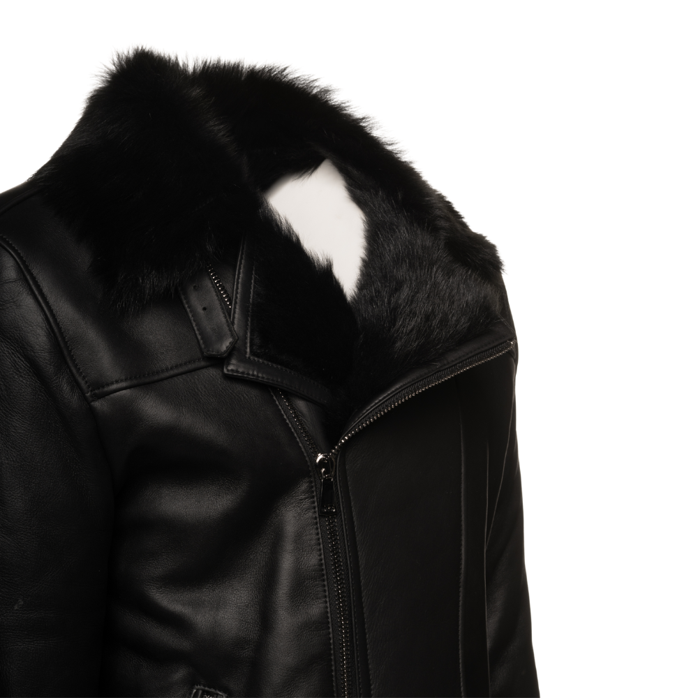 Cater's Toscana Shearling Biker Jacket