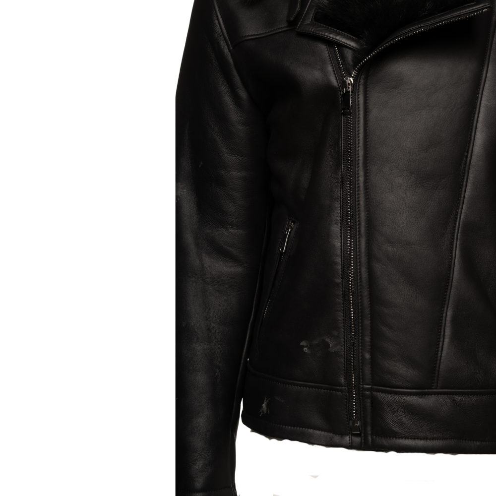 Cater's Toscana Shearling Biker Jacket