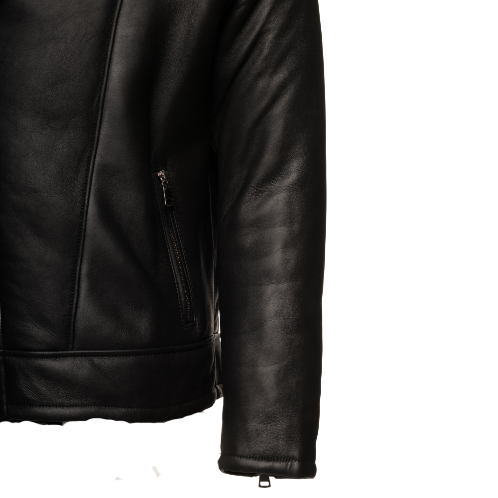 Cater's Toscana Shearling Biker Jacket
