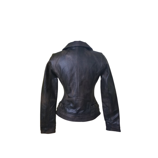 Stylish Genuine Heidi's distressed leather jacket