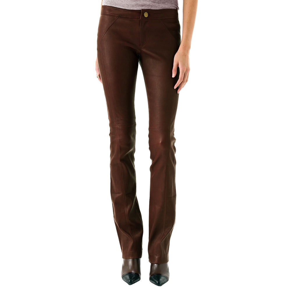 Stylish Casual Business elegant leather pants