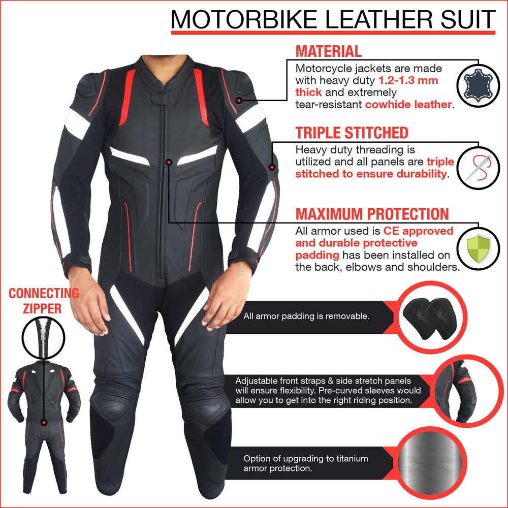 A Custom Motorcycle Suit External Protections