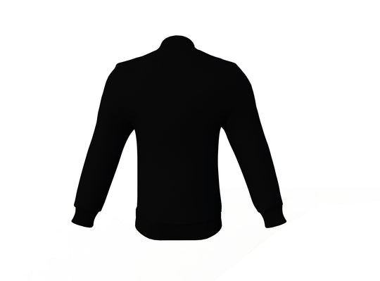 Look sporty Black Sleeves Black Varsity Letterman Jacket