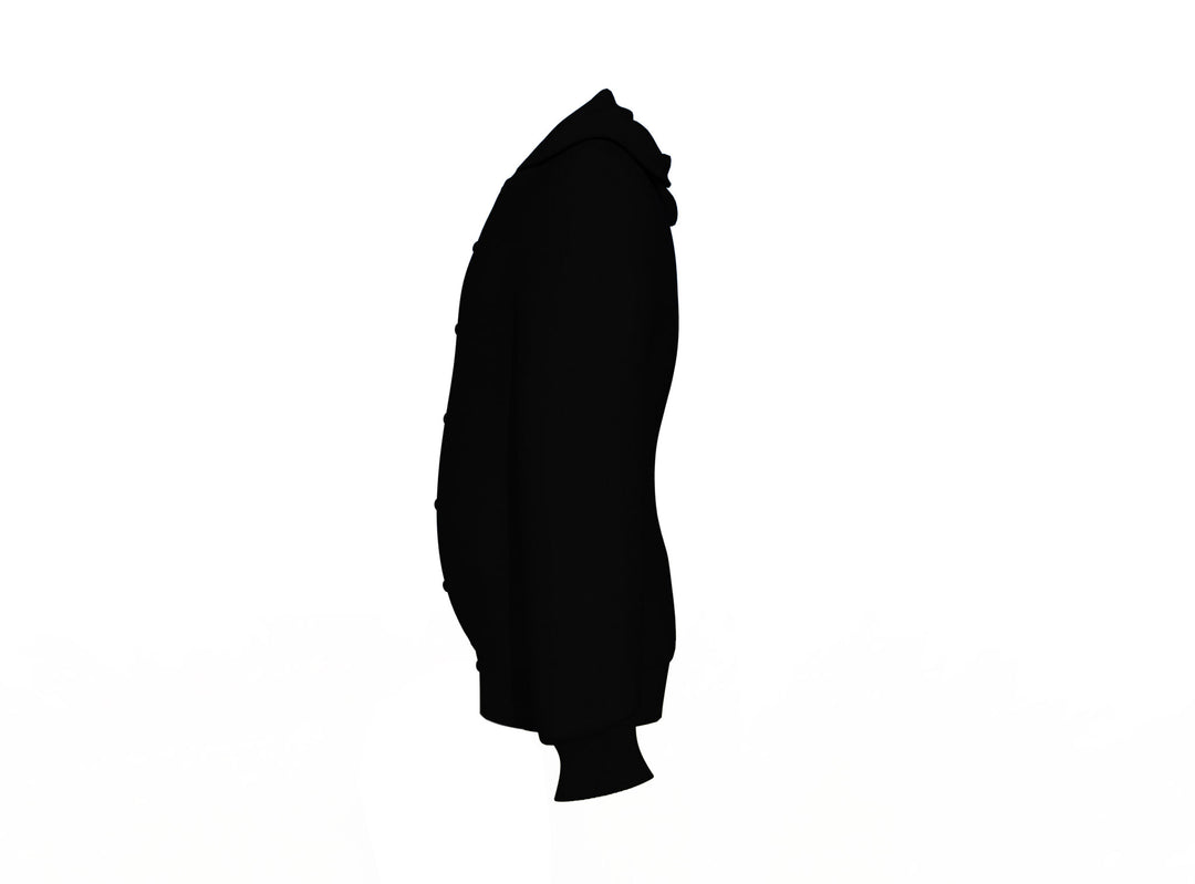 Look sporty Black Sleeves Black Varsity Letterman Jacket