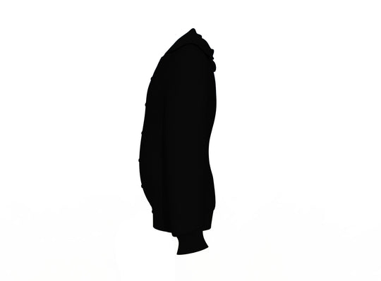 Look sporty Black Sleeves Black Varsity Letterman Jacket