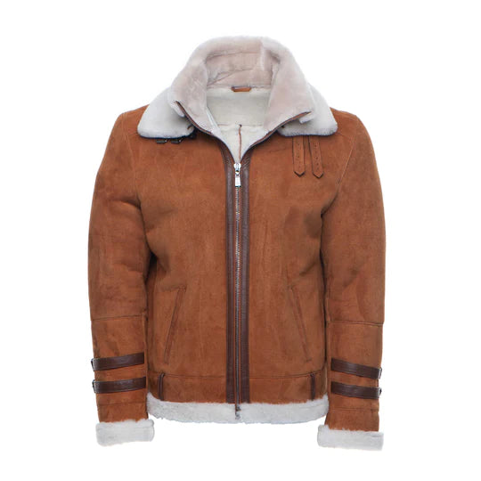 Mens Brown Suede Jackets