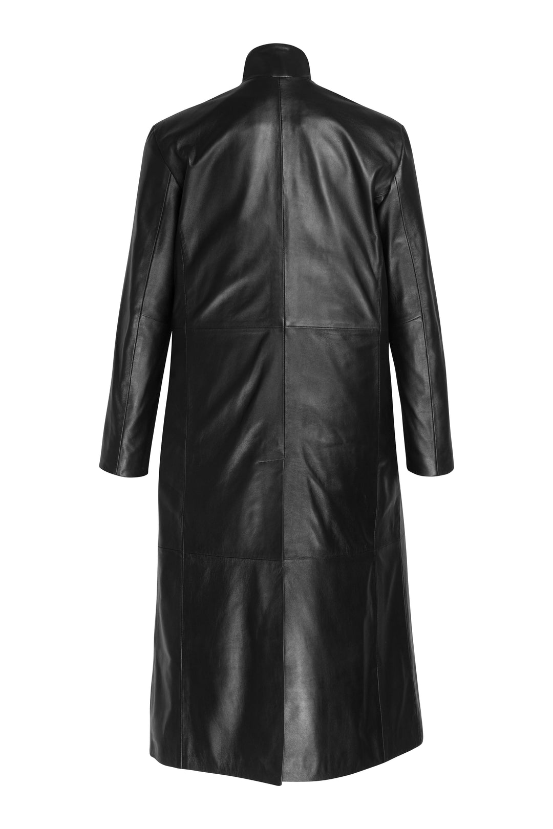 Gilbert black Round collar Black Long coat