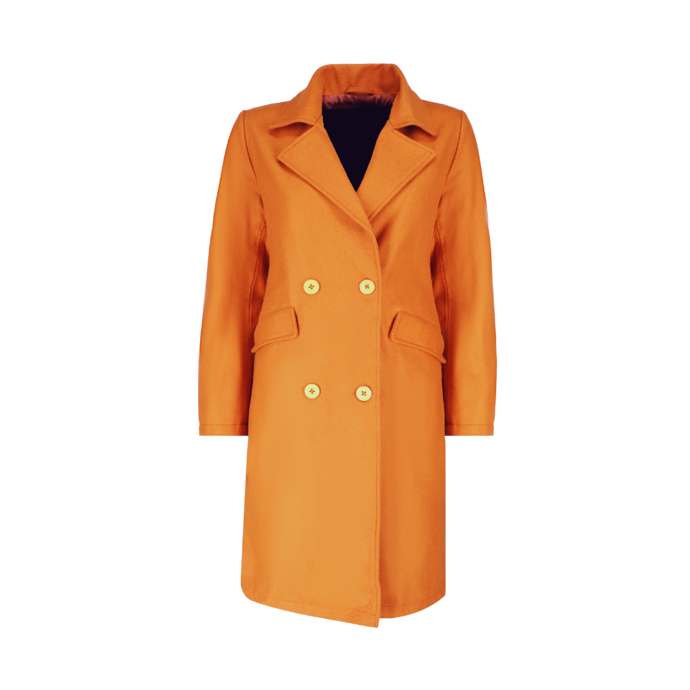 Avenna women's Tan wool overcoat
