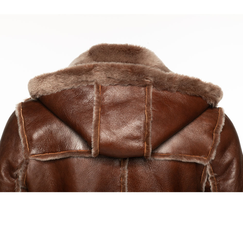 Eamon Brown duffle shearling jacket