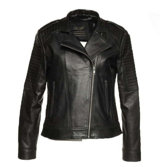 Azura Black women's biker jacket