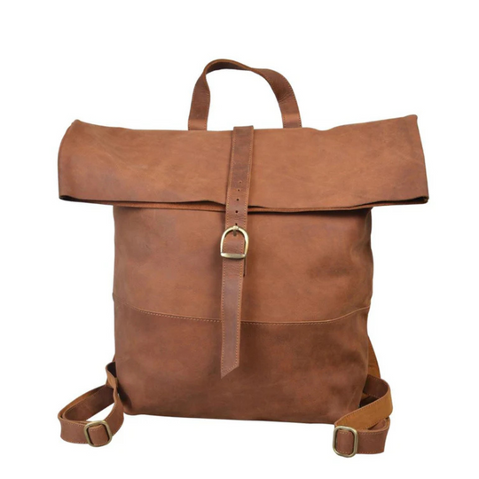 Wiggins Roll Top Vintage Style backpack