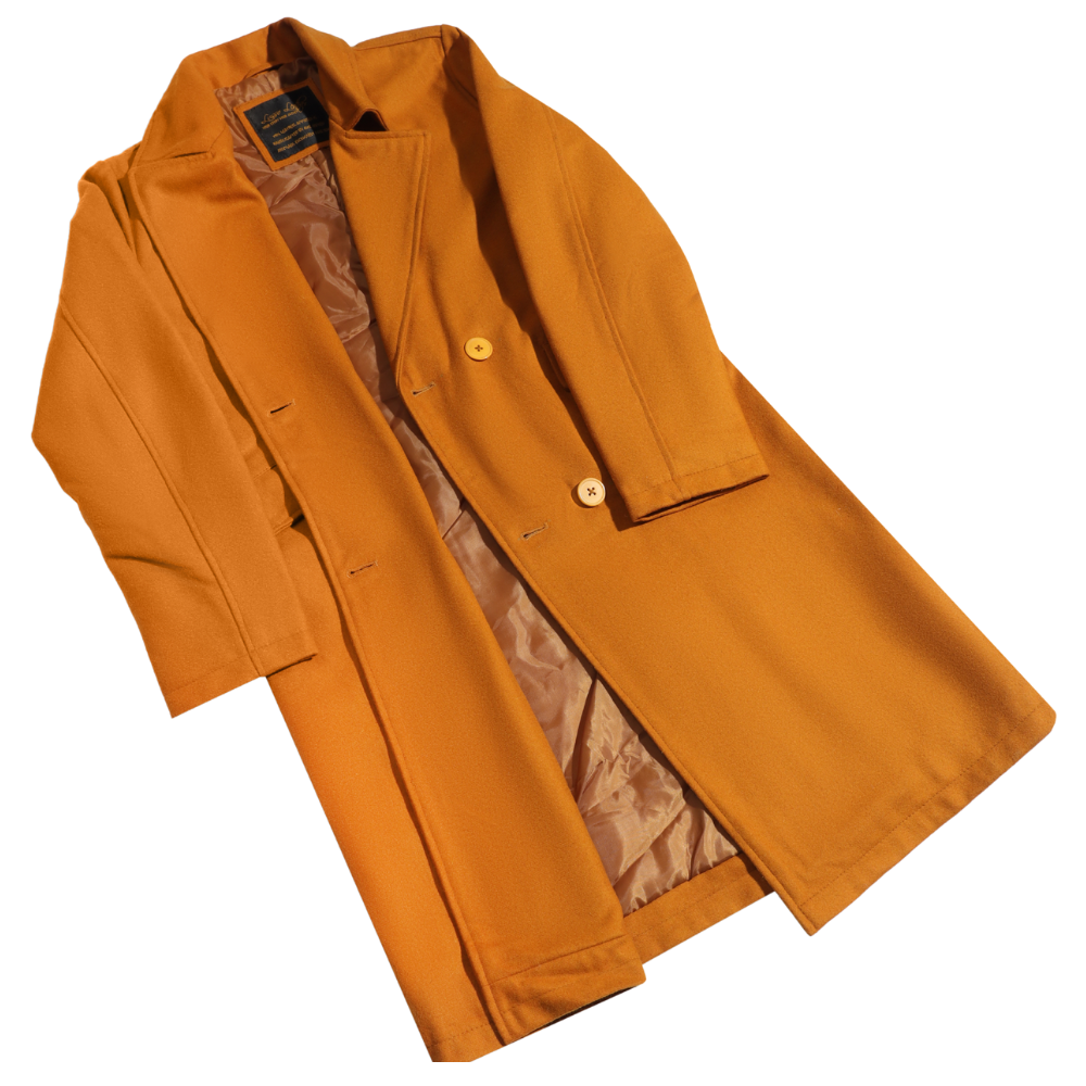 Avenna women's Tan wool overcoat