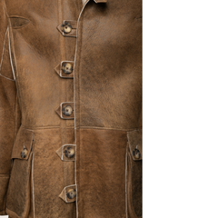 Real shearling coat inspired by Bane in dark knight
