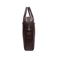 Chocolate Leather Laptop Bag