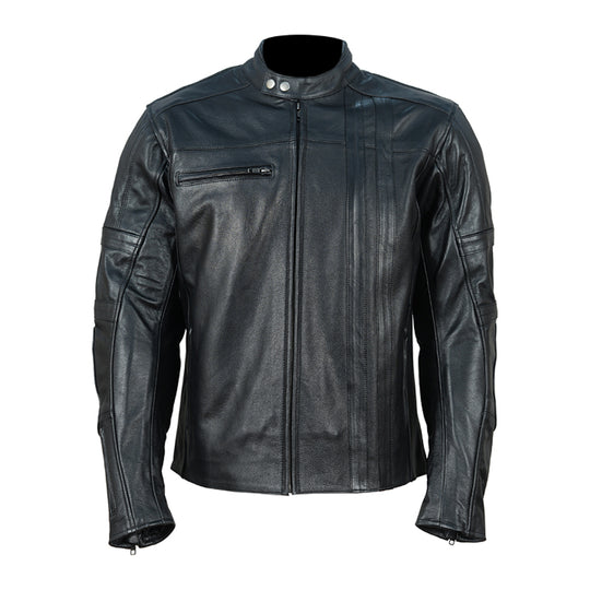 Owen's Streamline Racer armored motorcycle Leather Jacket