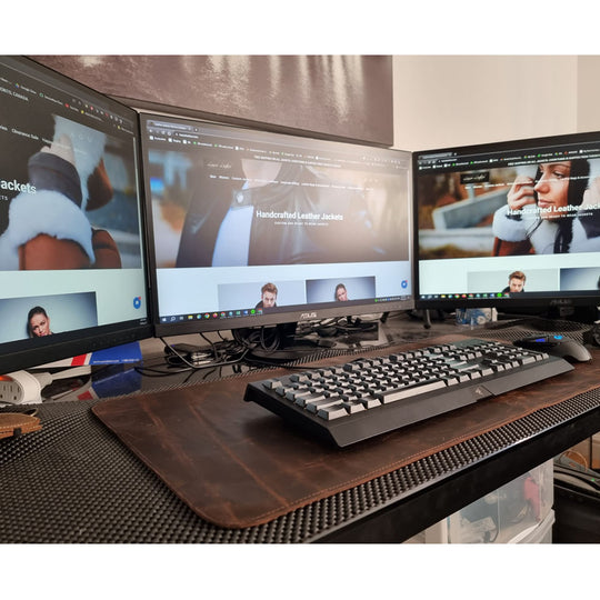 Leather Desk pad and Mouse pad