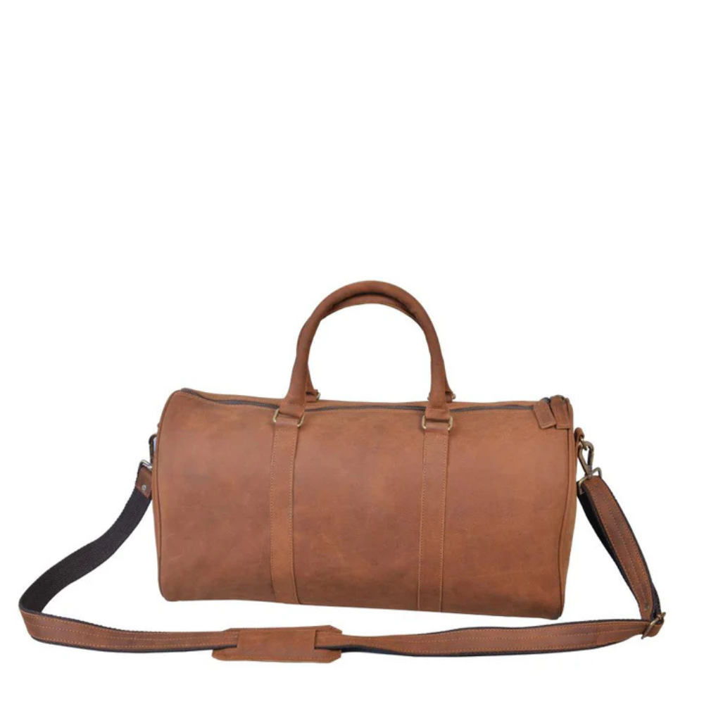 Kane's Gym/ Day trip Small Leather Duffel Bag