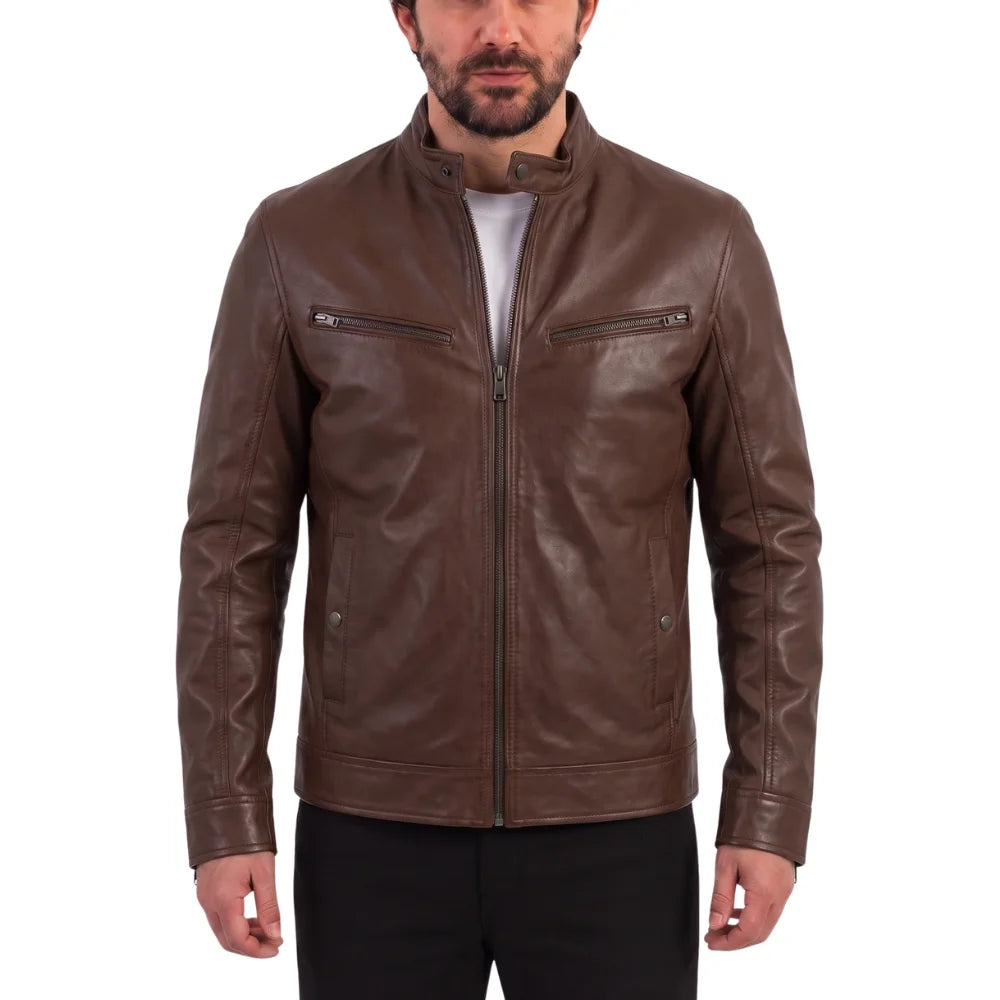 Declan Brown Café Racer leather jacket