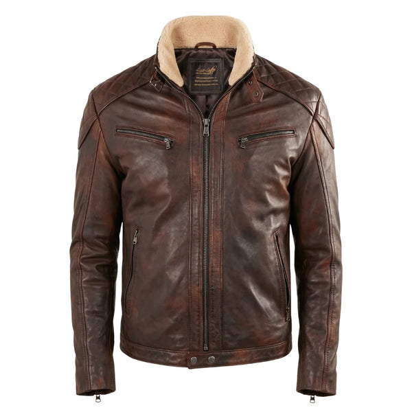 Desert leather jacket