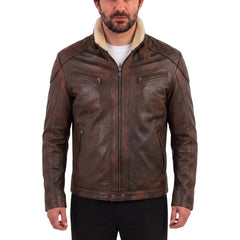 Desert leather jacket
