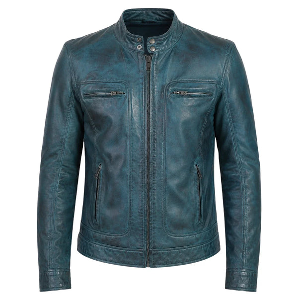 Sapphire Denton's Distressed Leather Jacket