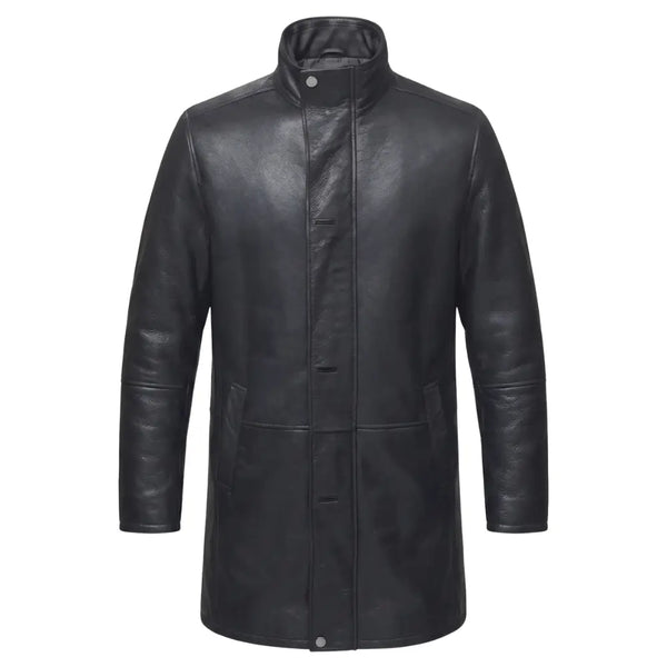 Ralph's Black shearling Long coat