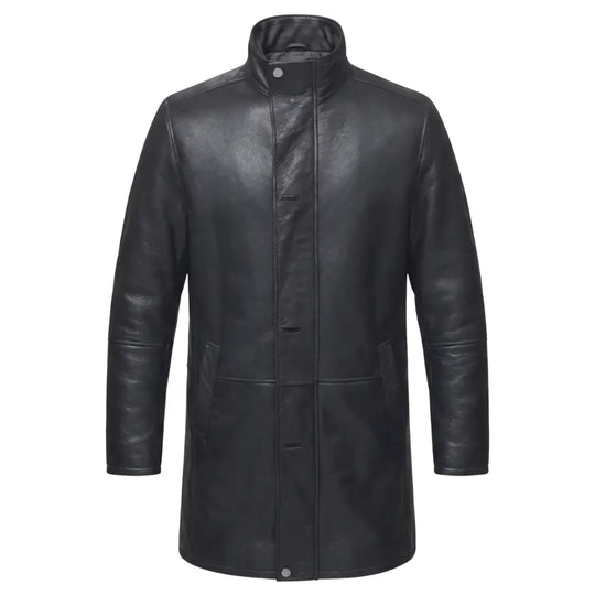 Ralph's Black shearling Long coat