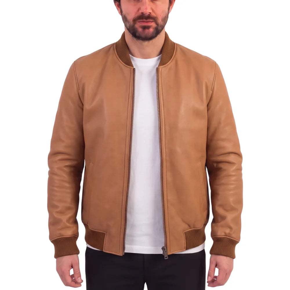 Jonathan Tan shearling bomber jacket