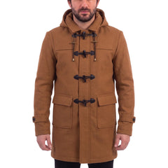Clifford's brown 3/4 length wool coat