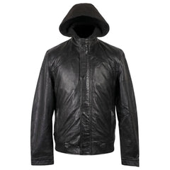 Men's Turku Black Leather Jacket