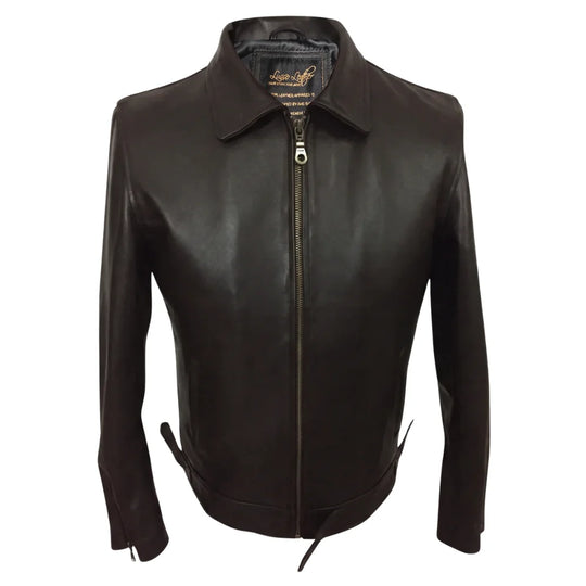Brown Plainsman Leather Jacket