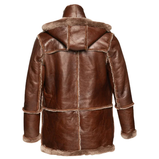 Eamon Brown duffle shearling jacket