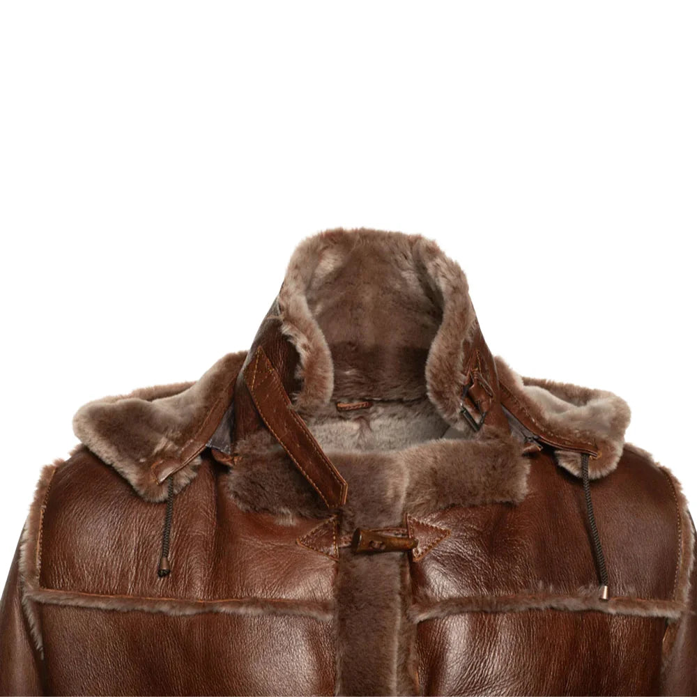 Eamon Brown duffle shearling jacket