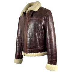Wayne Nash Brown vintage oxblood B3 Bomber Jacket