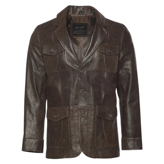 Jules Vintage Copper Safari coat blazer