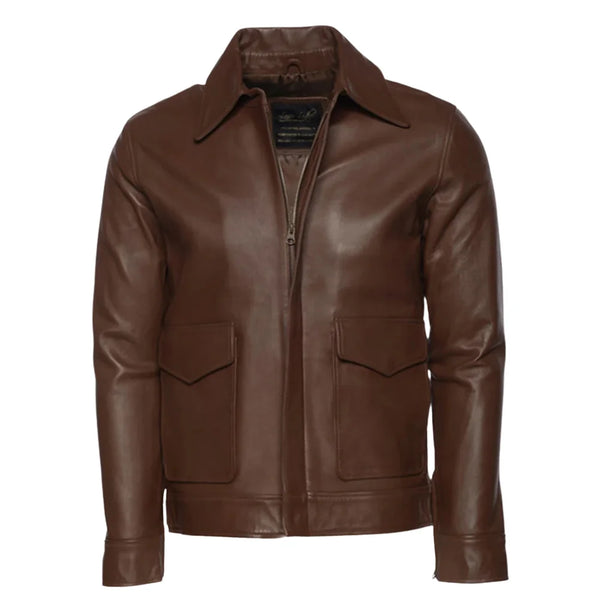 Raphael Brown Bomber jacket