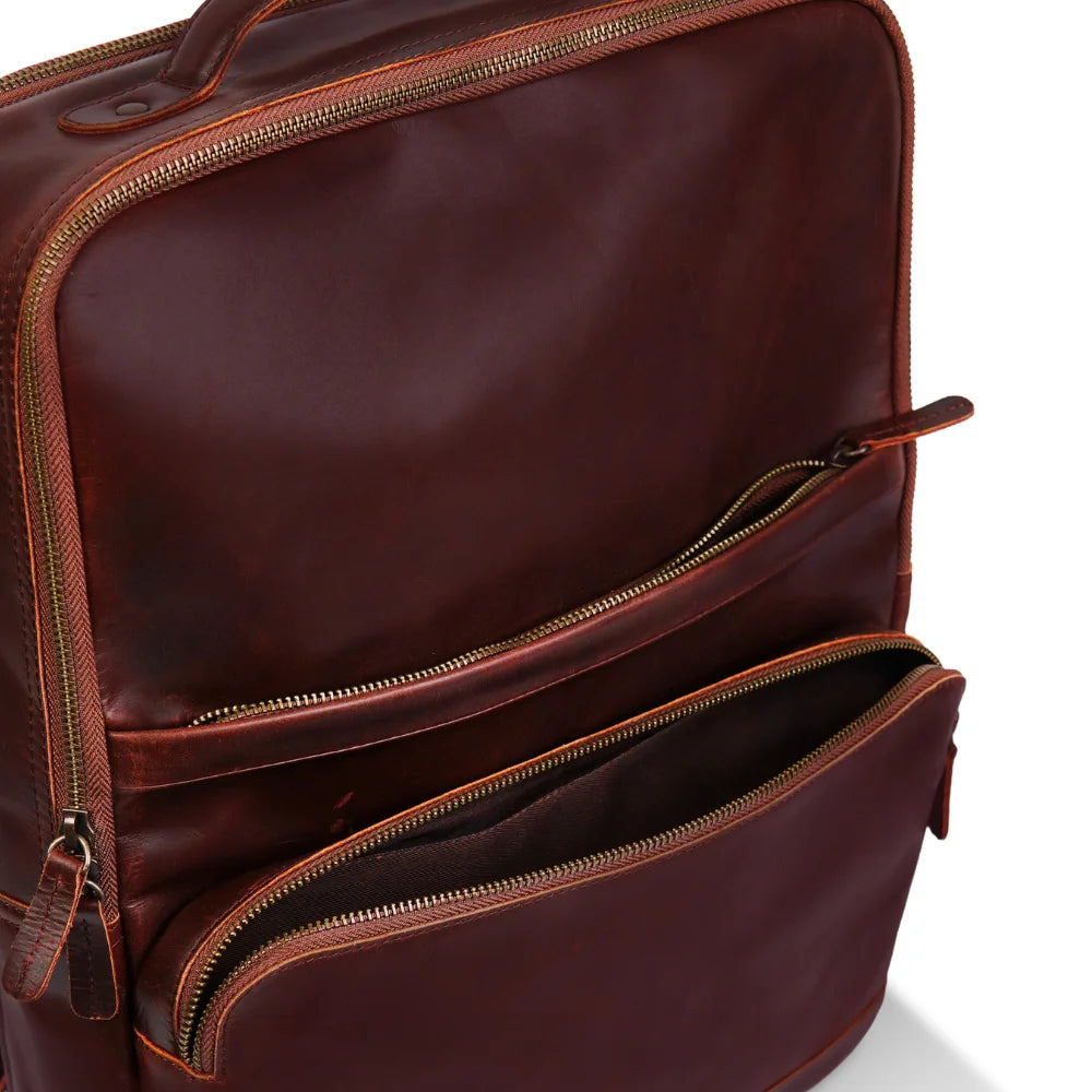 Winston Classic Brown Laptop Backpack