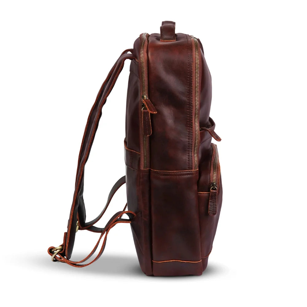 Winston Classic Brown Laptop Backpack