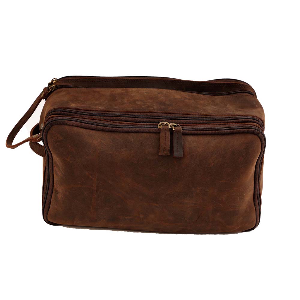 Leather Cosmetic/ Toiletry kit