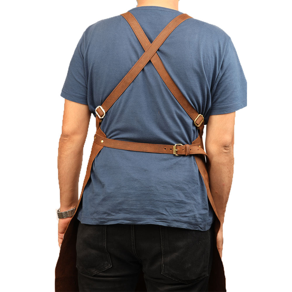 Brown Leather Apron