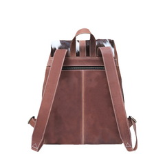 Rustic Hide Carryall backpack
