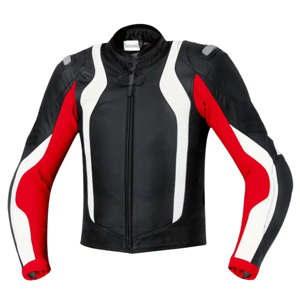 Detailed shot of the sleeves featuring red "speed accents" and external carbon-look or TPU sliders on the shoulders and elbows.