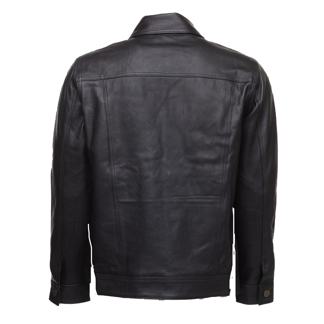 Mason Trucker leather jacket