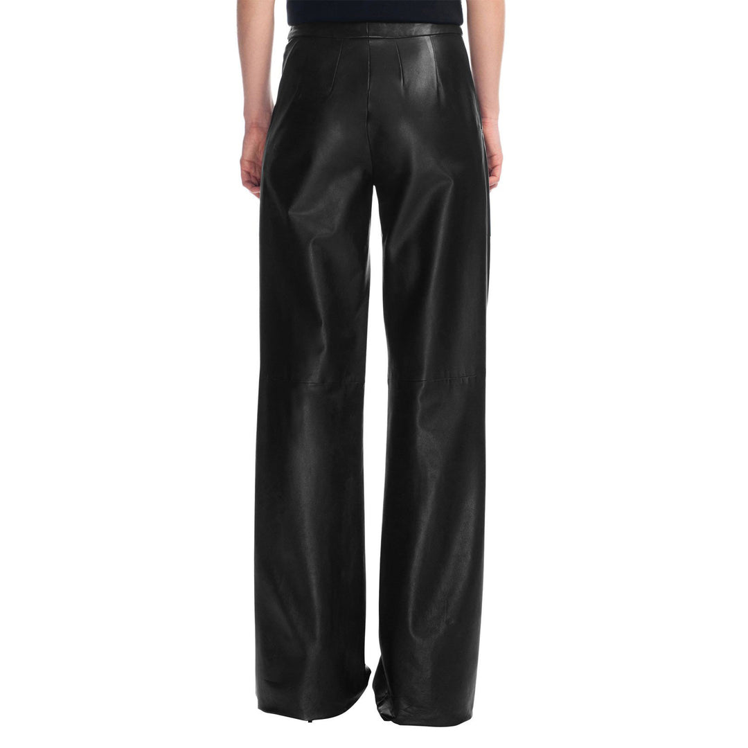 Bell bottom leather pants (style #6) - Lusso Leather - 2