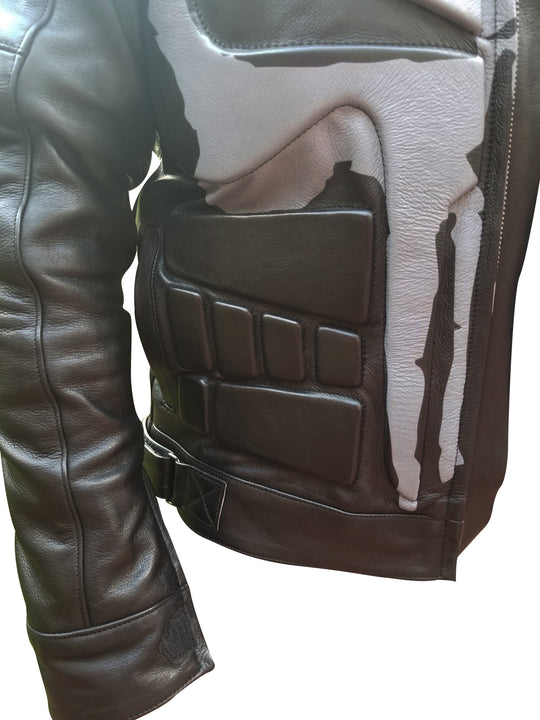 Protective Punisher's motorcycle leather jacket