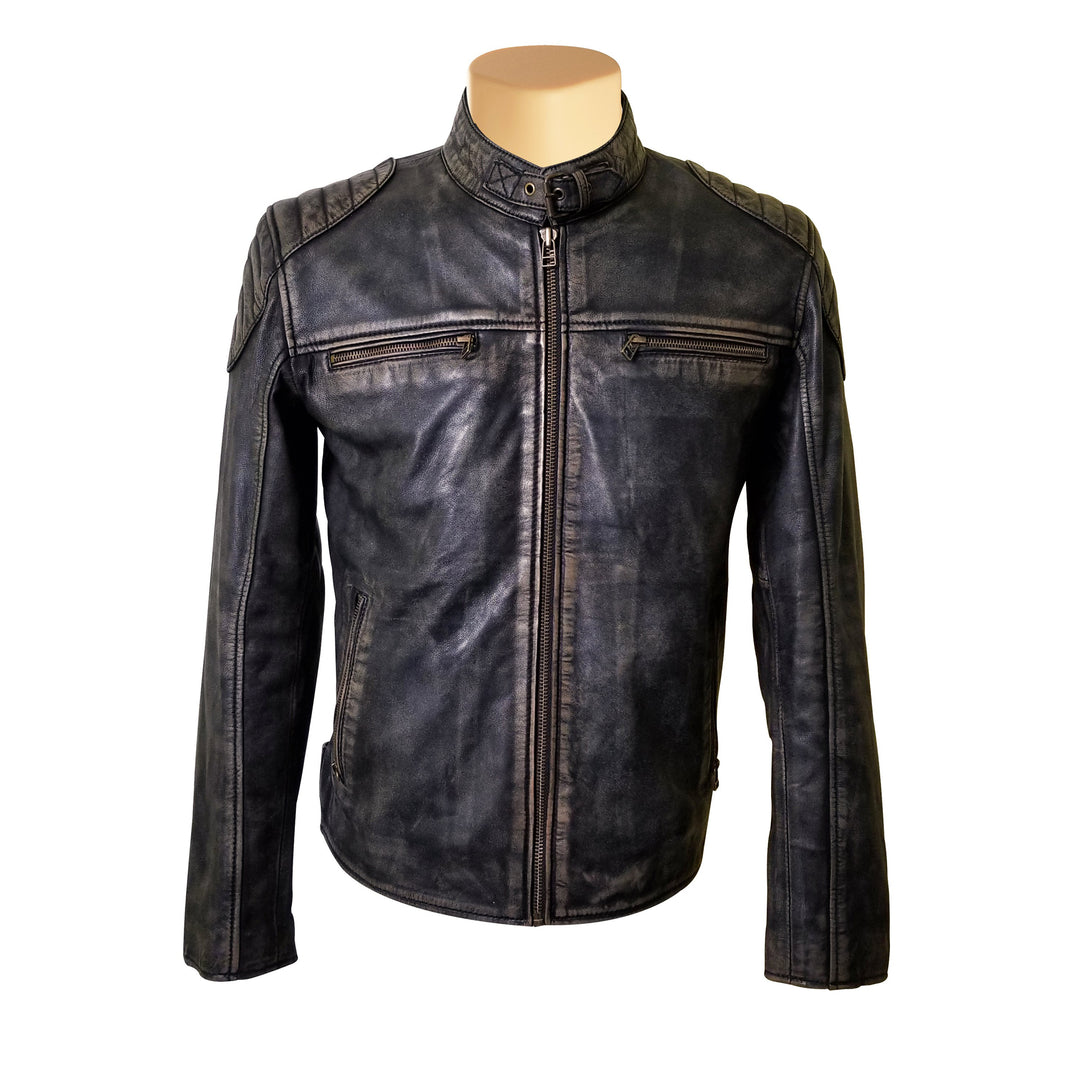 Comfortable Hendrix's Distressed Leather Jacket